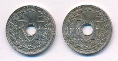 Franciaország 1932-1935. 10c Cu-Ni (2xklf) T:1-,2
France 1932-1935. 10 Centimes Cu-Ni (2xdiff) C:AU...