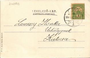 1904 Fiume, Rijeka; Bragozzi / Bragoc / halászhajók. Divald Károly 467. sz. / fishing boats (EK)