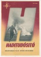 1943 Haditudósító kiállítás a Pesti Vigadóban / WWII Hungarian Military Correspondent Exhibiton s: Németh Nándor + So. Stpl.