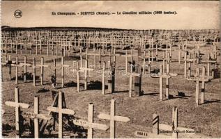Suippes (Marne), Le Cimetiere militaire / WWI French military cemetery