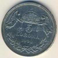 1908. 5K Ag T:3 kis ph.