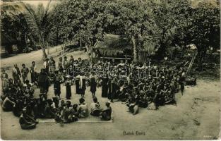 1911 Sumatra, Batak Dance, Indonesian folklore (EK)