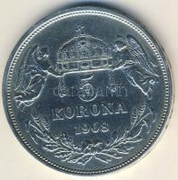 1908. 5K Ag T:3+ kis ph.