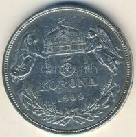 1909. 5K Ag T:3 kis ph.