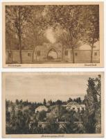 4 db RÉGI magyar város képeslap a Balatonról / 4 pre-1945 Hungarian town-view postcards of Lake Bala...