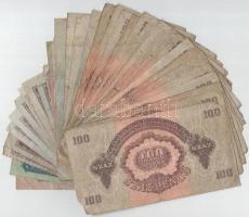 1944. 1P + 2P + 5P (9x) + 10P + 20P + 50P (5x) + 100P (17x) "A Vöröshadsereg Parancsnoksága&quo...