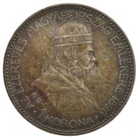 1896KB 1K Ag "Millenium" eredeti sötétbarna "Millenniumi Koronaérem - 1896" dísz...