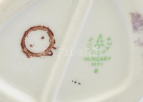 Hollóházi porcelán Ludas Matyi, kézzel festett, jelzett, kopásnyomokkal, m: 19 cm