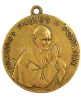 Vatikán DN II. János Pál Br emlékérem füllel. Szign.: E. Manfrini (36mm) T:3 Vatican ND John Paul II Br commemorative medallion with ear. Sign.: E. Manfrini (36mm) T:3