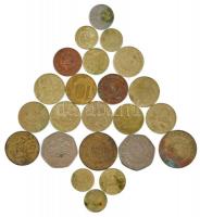 ~1990-2000. 23db vegyes fémpénz, nagyrészt ciprusi érmékkel T:vegyes patina ~1990-2000. 23pcs of mixed coins, mostly with coins from Cyprus C:mixed patina