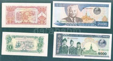 Laosz 11 db klf modern bankjegy T:I