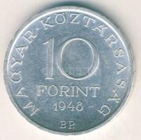 1948. 10Ft Ag "Széchenyi" T:2/3 kis ph