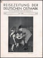 1938 Reisezeitung der Deustchen Ostmark, 6. Jahr, Folge 7. Fekete-fehér képekkel, korabeli hirdetése...