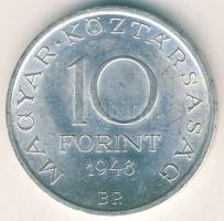 1948. 10Ft Ag "Széchenyi" T:2/3 kis ph