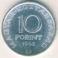 1948. 10Ft Ag "Széchenyi" T:2 kis ph