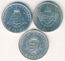 1935-36. 2P Ag "Liszt, Rákóczi, Pázmány" sor T:2