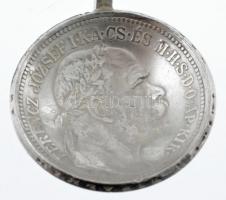 1893KB 1K Ag "Ferenc József" + 1915KB 1K Ag "Ferenc József" (4x). Az öt érme kan...