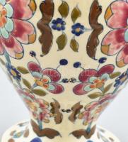 Fischer historizáló váza, jelzett, restaurált, m: 21 cm