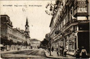 1923 Budapest VI. Nagymező utca 12., Bleier Izsó áruháza a Gólyához, üzlet (Rb)