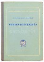 Schandl József-Horn Artúr-Kertész Ferenc: Sertéstenyésztés. Bp.,1956, Mezőgazdasági. Második, átdolgozott kiadás. Kiadói kopott félvászon-kötés.