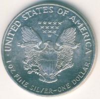 USA 1989. 1$/10Z Ag "Liberty-sas" T:1/2+