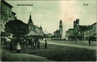 1914 Besztercebánya, Banská Bystrica; Fő tér. Havelka József kiadása / main square (EK)