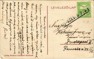 Kisszeben, Sabinov; Főszolgabíróság. König Hermann kiadása / court (EB)