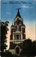 1918 Zimony, Semlin, Zemun; Spomenik / Millenium Denkmal / Millennium emlékmű / Millennium monument (EK)
