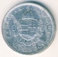 1935. 2P Ag "Rákóczi" T:2-/3 apró ph