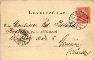 1902 Budapest XIV. Városliget, Pavilon Royal Gerbeaud (vágott / cut)