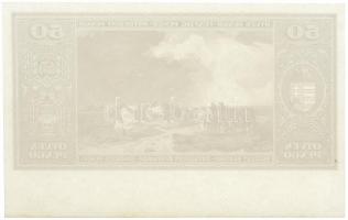 1945. 50P csak hátlapi nyomat, ívből kivágva, ívszéllel T:I
Adamo P15