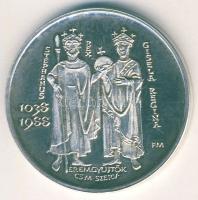 1988. "MÉE - Szt. István" Ag 35,7g T:PP