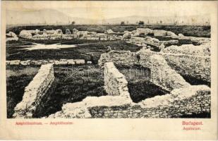 Budapest III. Aquincum, Amfiteátrum. Divald Károly műintézete 1909. (r)