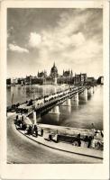 Budapest, Kossuth híd, Országház, Parlament. Képzőművészeti Alap Kiadóvállalat