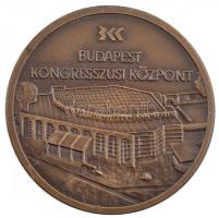 1985. Budapest Kongresszusi Központ Megnyitására vastag Br emlékérem (42,5mm) T:1-