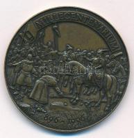 Bognár György (1944-) 1996. Millecentenárium bronz emlékérem (42,5mm) T:1-