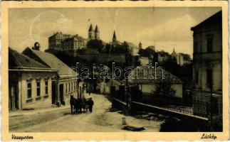 1947 Veszprém, látkép, vár (EK)