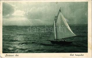 1925 Balaton, Esti hangulat, vitorlás (EK)