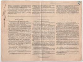 Budapest 1906. "A Magyar Jelzálog-Hitelbank Konvenzionális Nyeremény-Kötvénye" "B&quo...