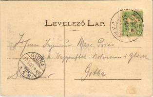 1900 Arad, Arader Festung; Erőd vártemploma. Honisch felvétele után Jakob Krausz kiadása / castle ch...