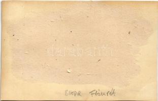 Flóra-rét, Pioana Florilor (Bihar); kirándulók bográcsozás közben a menháznál / hikers making lunch ...