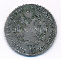 1845E 10kr Ag "V. Ferdinánd" T:3 patina
Adamo D4, Huszár: 2087., Unger III.: 1424