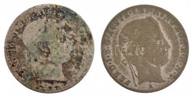 Ausztria 1840A 3kr Ag "I. Ferdinánd" + 1870. 10kr Ag T:3 patina
Austria 1840A 3 Kreuzer A...