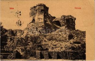 1915 Léva, Levice; várrom. Dukesz Lipót 150. (W.L.?) / castle ruins (fa)