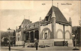 Brassó, Kronstadt, Brasov; Noa nyaraló vasútállomás. Ciurcu / Station Noa / railway station in Noua (fl)