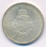 1936. 2P Ag "Liszt" T:2 patina Adamo P7.3