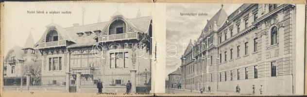 Miskolc levelezőlap 8 db képpel