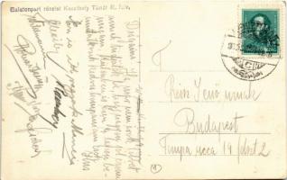 1935 Keszthely, Balaton part, móló. Timár R. felvétele, photo (EK)