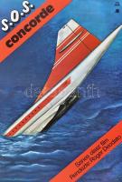 1980 Miklós Károly (?- ): S.O.S. Concorde, filmplakát, Offset és Játékkártya Ny., 3840 pld., hajtva, 56,5x38,5 cm