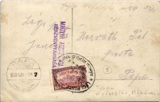 1920 Budapest I. Tabán, Krisztinaváros, Mészáros utca környéke. Magyar Aeroforgalmi részvénytársaság...